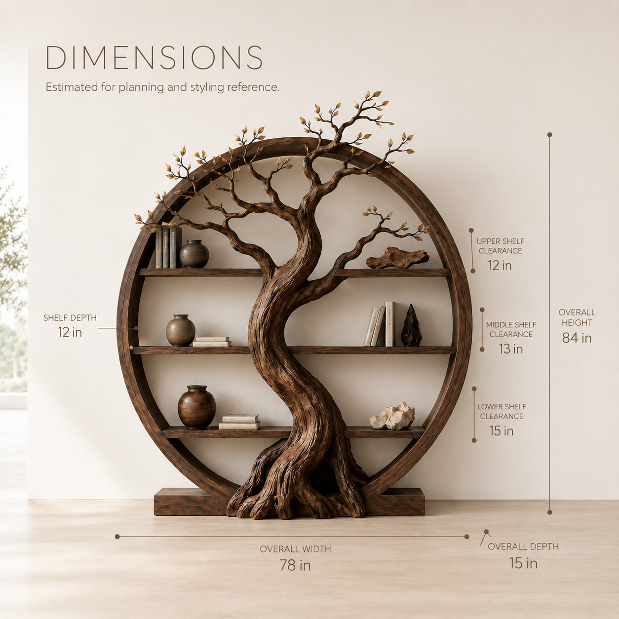 Seren Hollow Form Bookshelf - product image 09