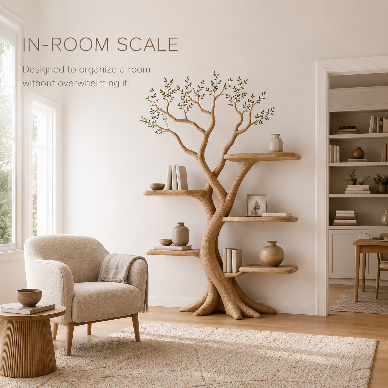 Liora Winged Display Bookshelf - product image 06