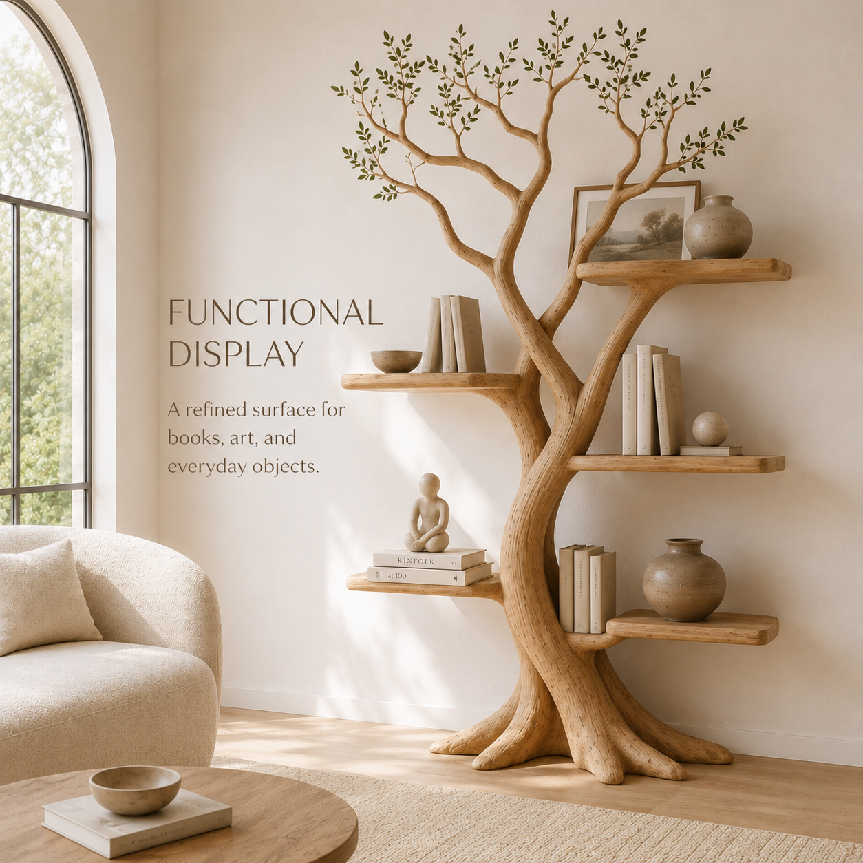 Liora Winged Display Bookshelf - product image 09