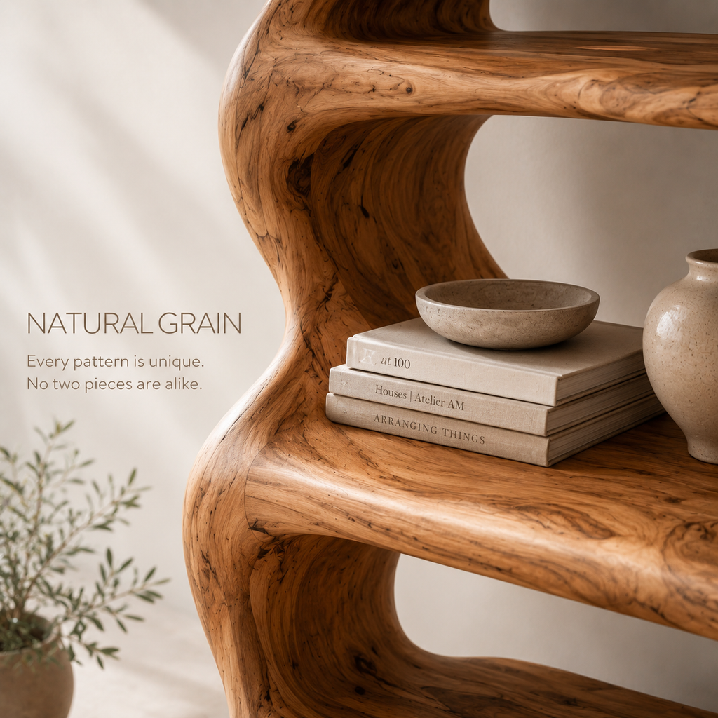 Aurelle Sculptural Bookshelf - product image 05