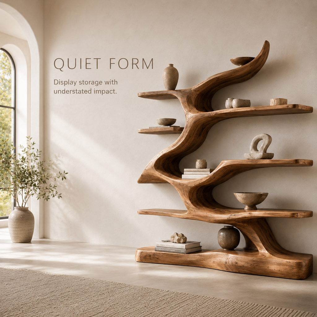 Marin Curved Display Bookshelf - product image 03