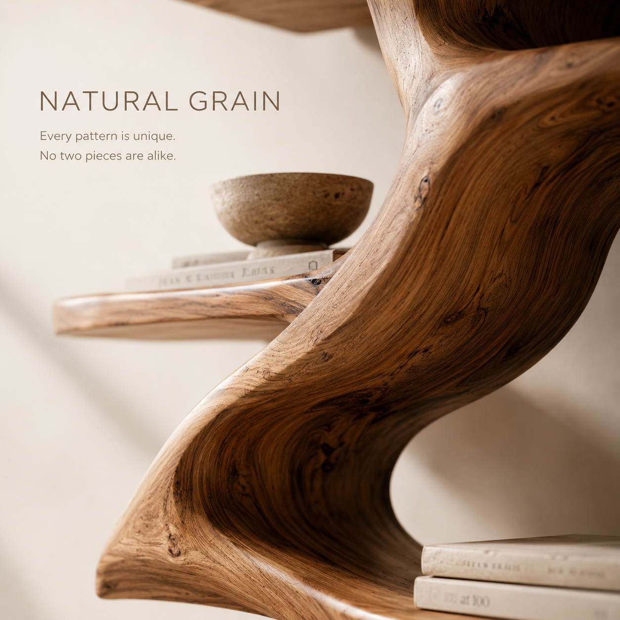 Marin Curved Display Bookshelf - product image 05