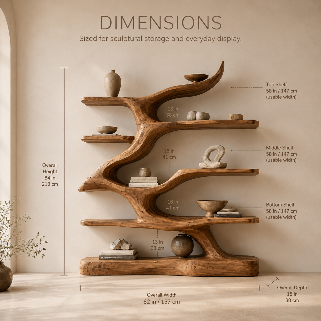 Marin Curved Display Bookshelf - product image 08