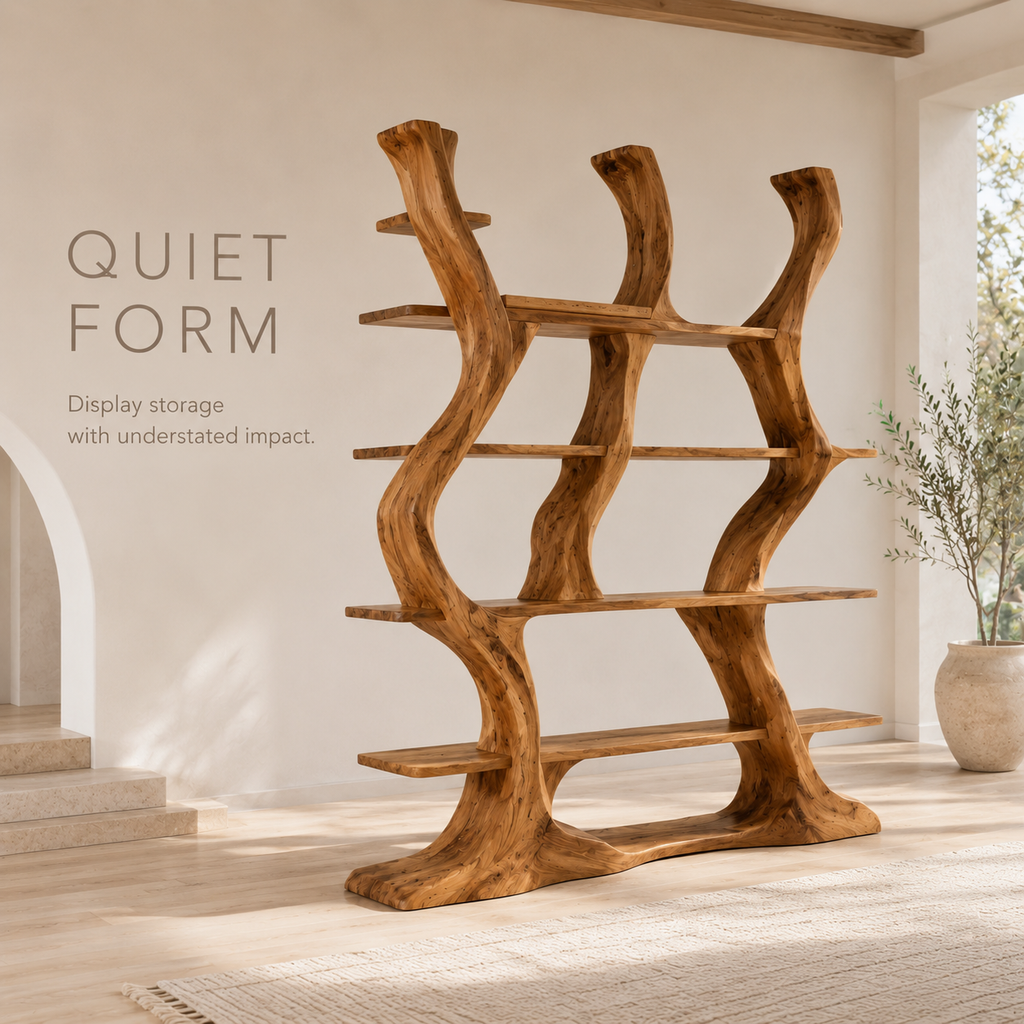 Caldera Organic Wood Bookshelf - product image 03