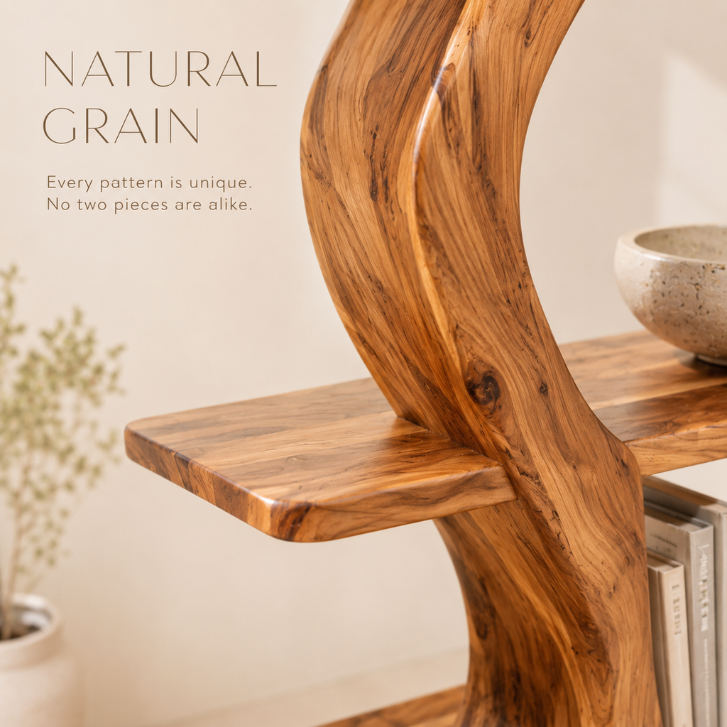 Caldera Organic Wood Bookshelf - product image 05