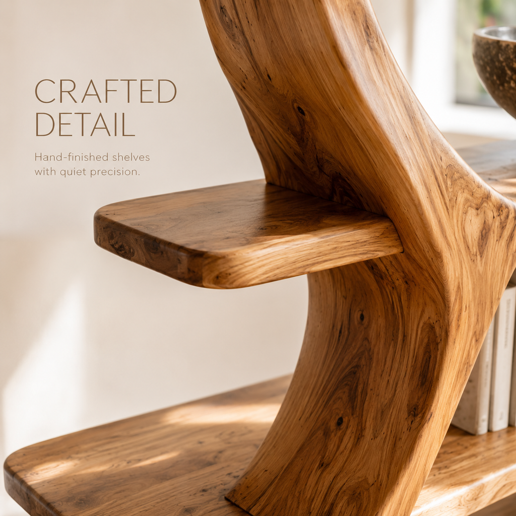 Caldera Organic Wood Bookshelf - product image 06