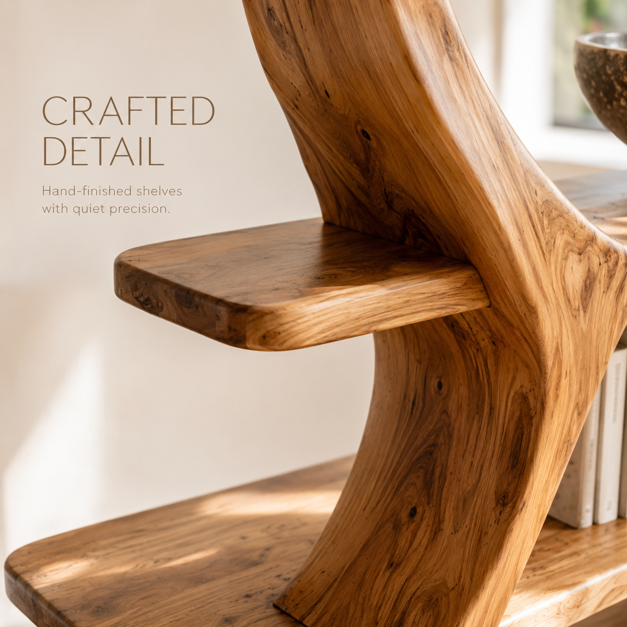 Caldera Organic Wood Bookshelf - product image 06