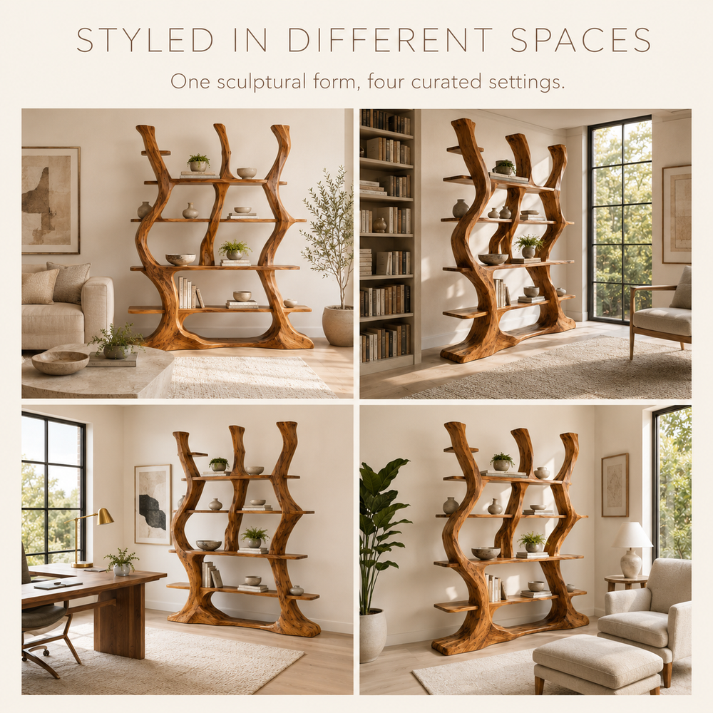 Caldera Organic Wood Bookshelf - product image 10