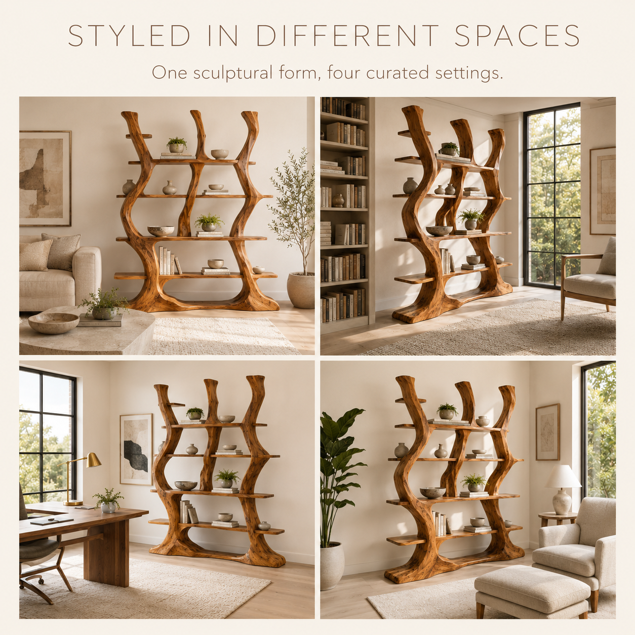 Caldera Organic Wood Bookshelf - product image 10