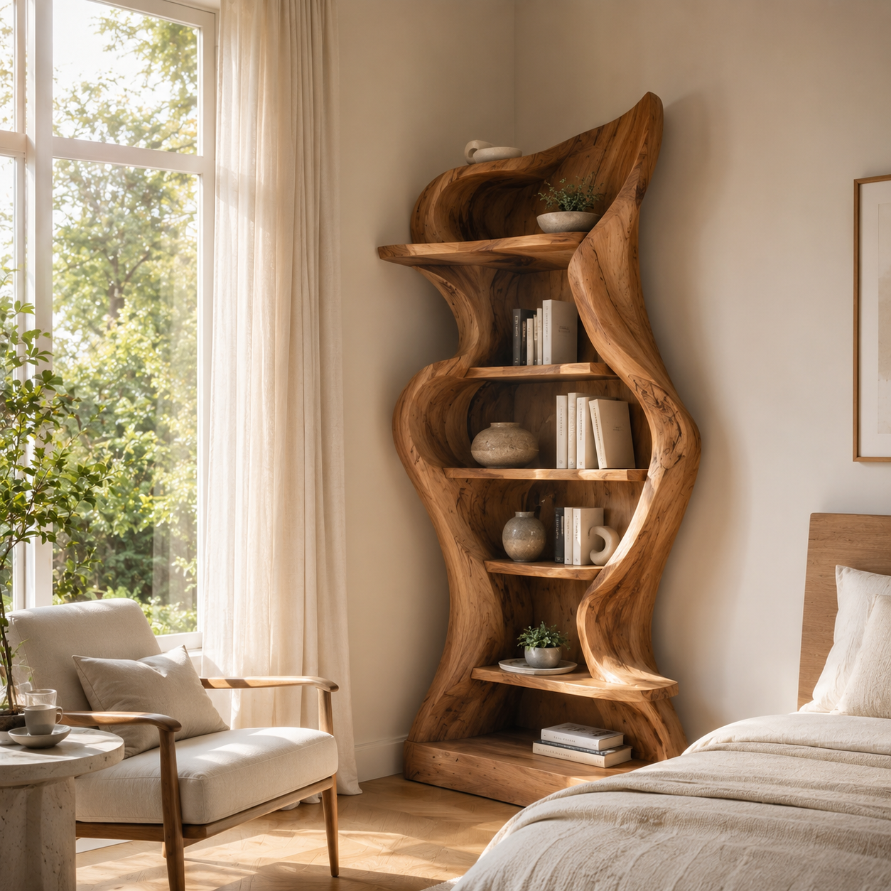 Soren Rounded Bookcase - main view