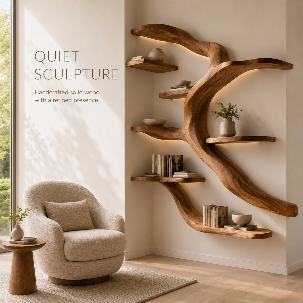 Nolan Arc Wood Bookshelf - product image 02
