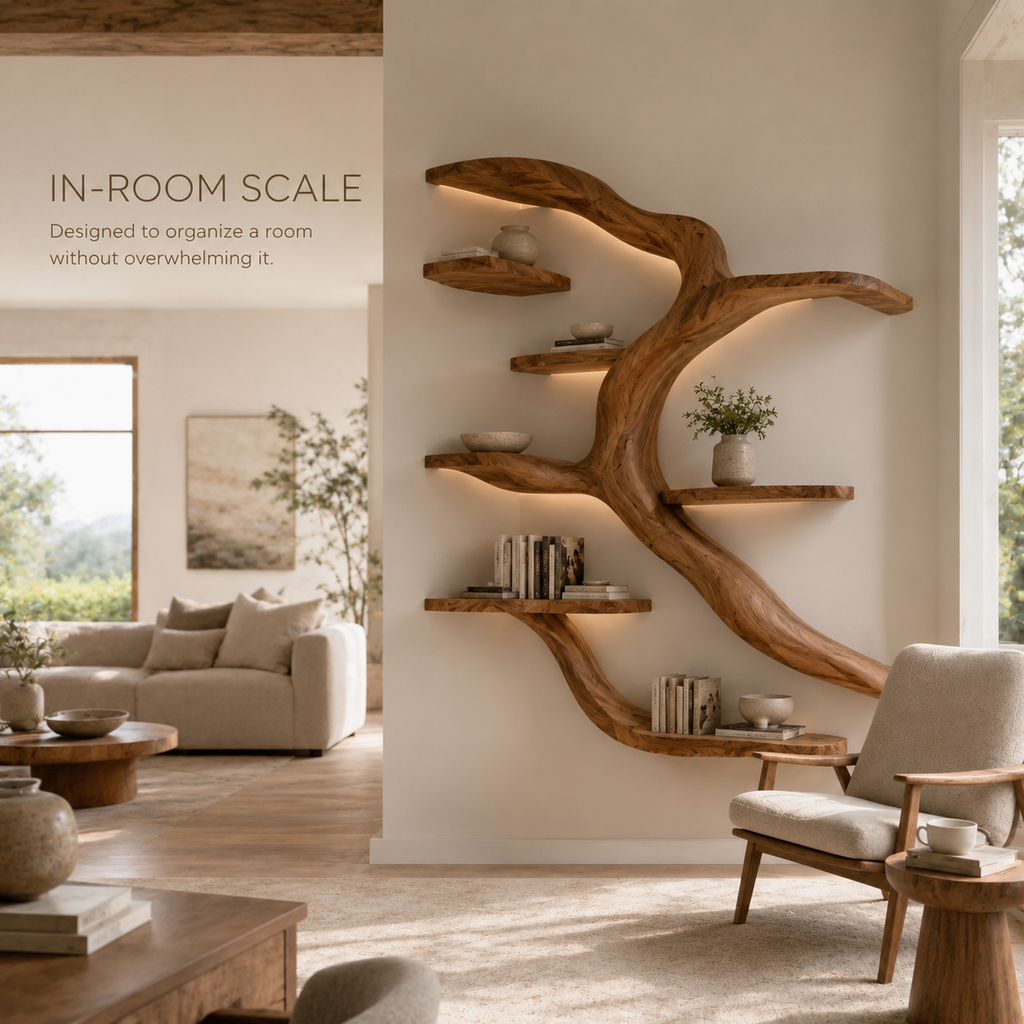 Nolan Arc Wood Bookshelf - product image 04