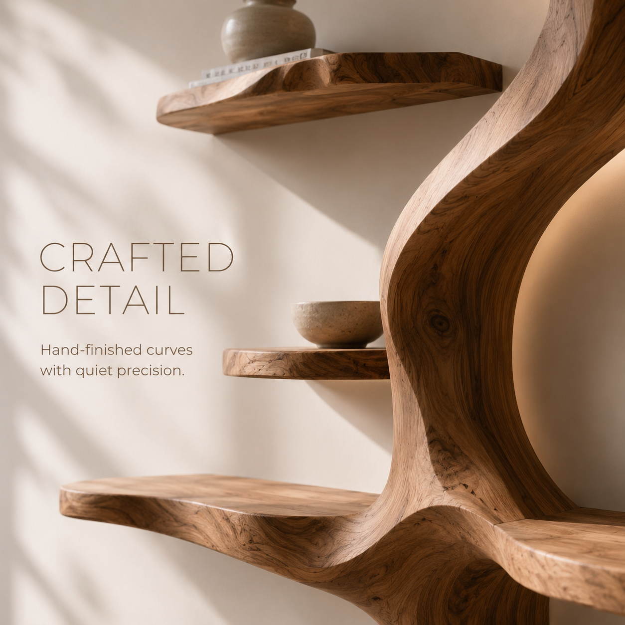Nolan Arc Wood Bookshelf - product image 06