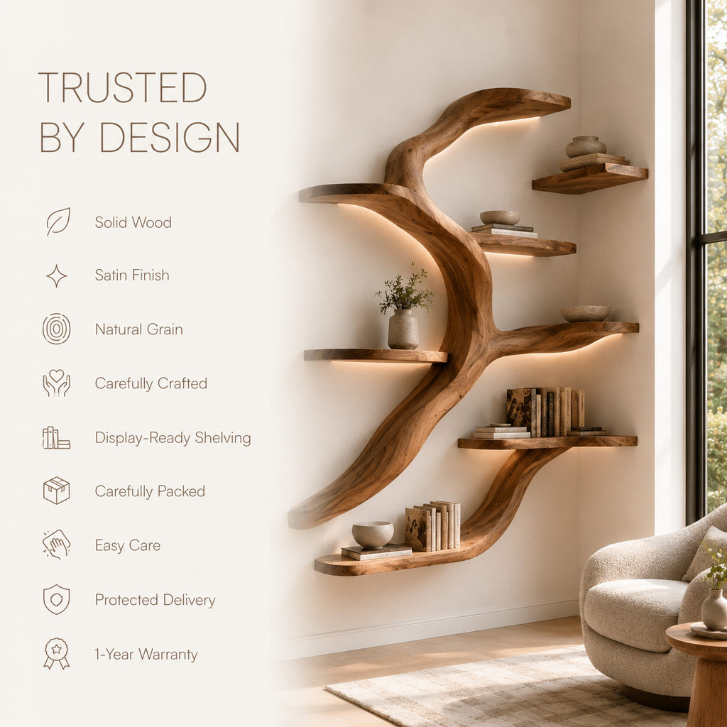 Nolan Arc Wood Bookshelf - product image 09