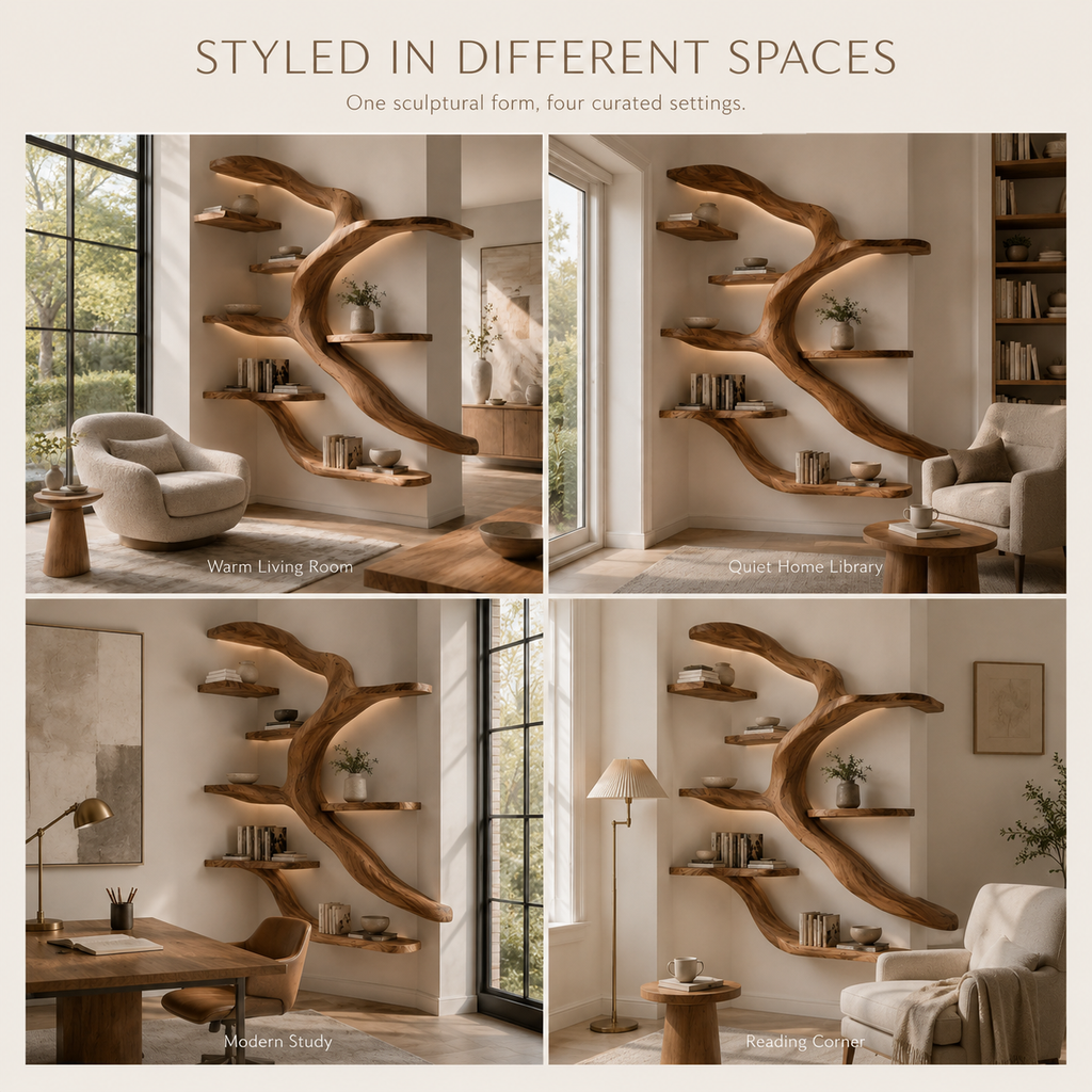 Nolan Arc Wood Bookshelf - product image 11