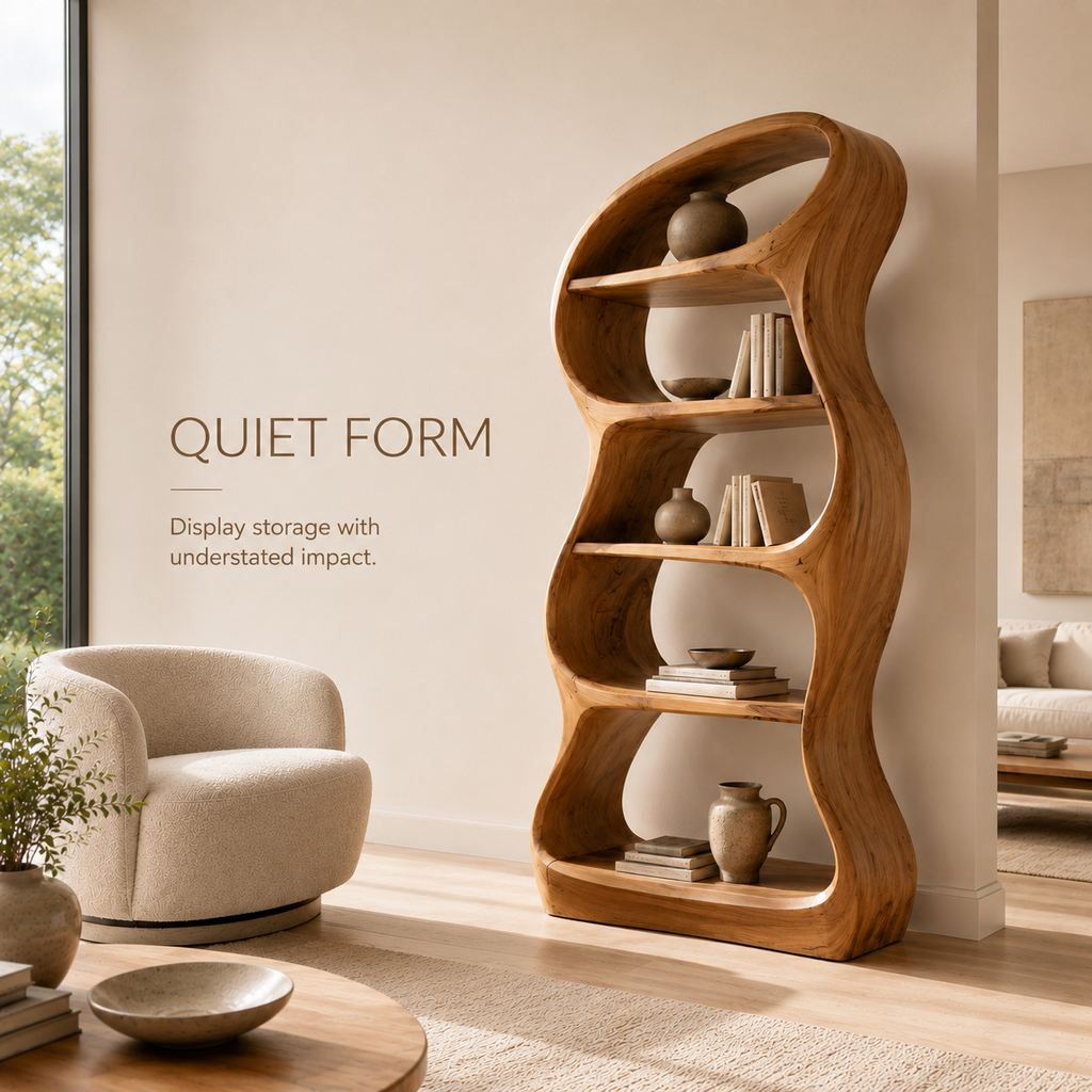 Liora Warm Walnut Bookshelf - product image 03
