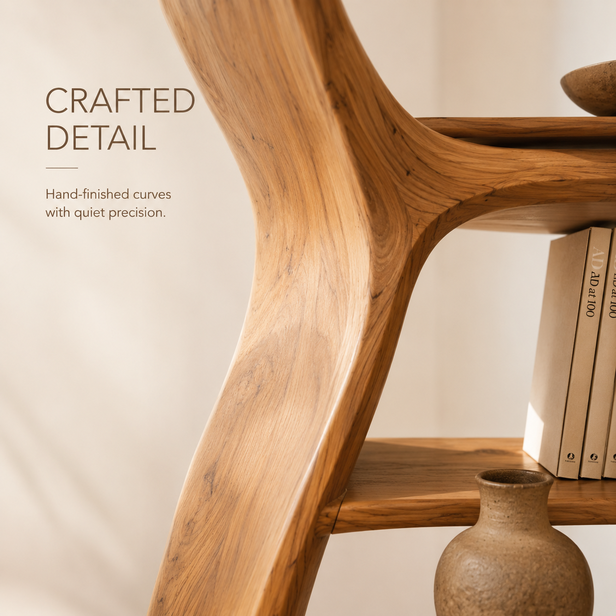 Liora Warm Walnut Bookshelf - product image 06