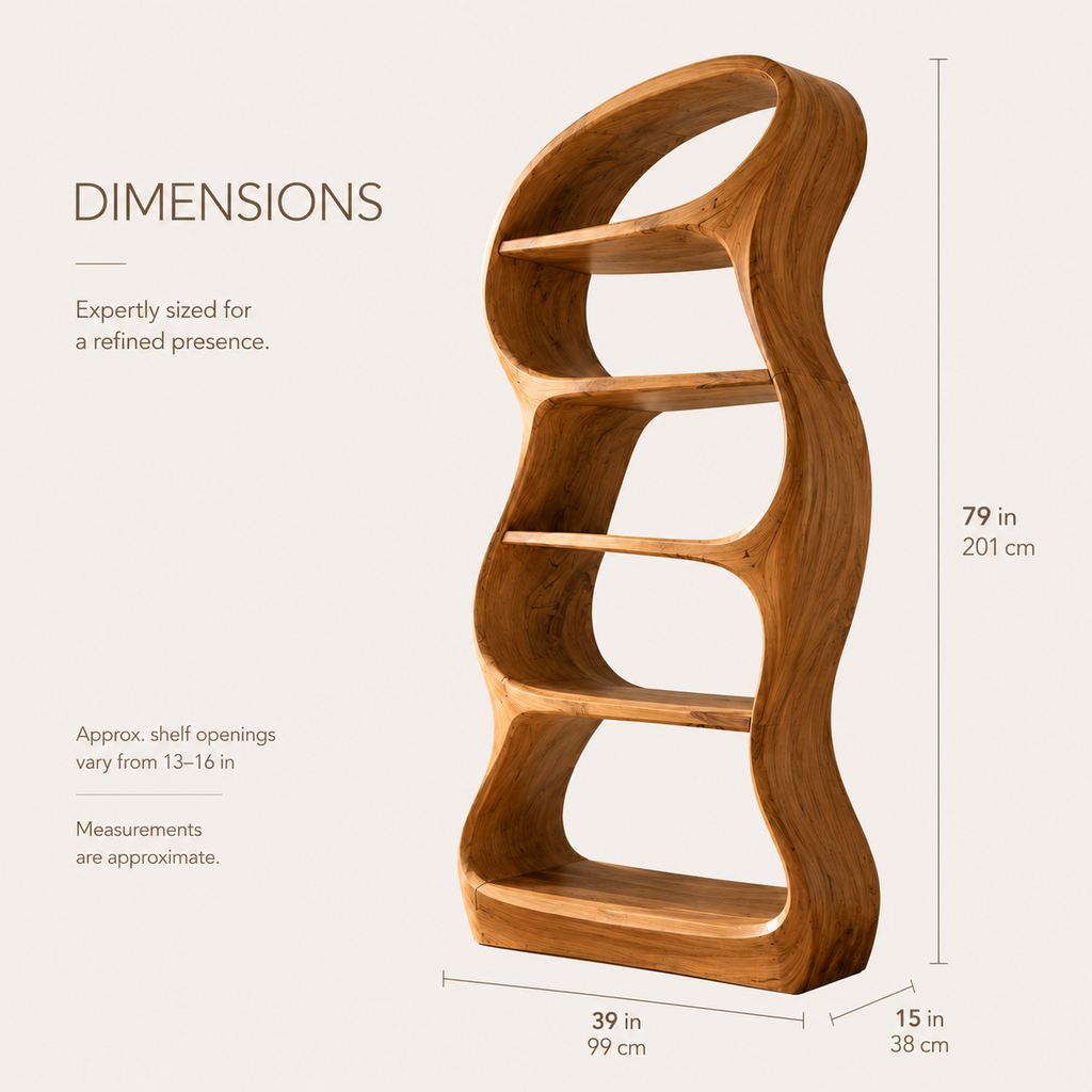 Liora Warm Walnut Bookshelf - product image 08