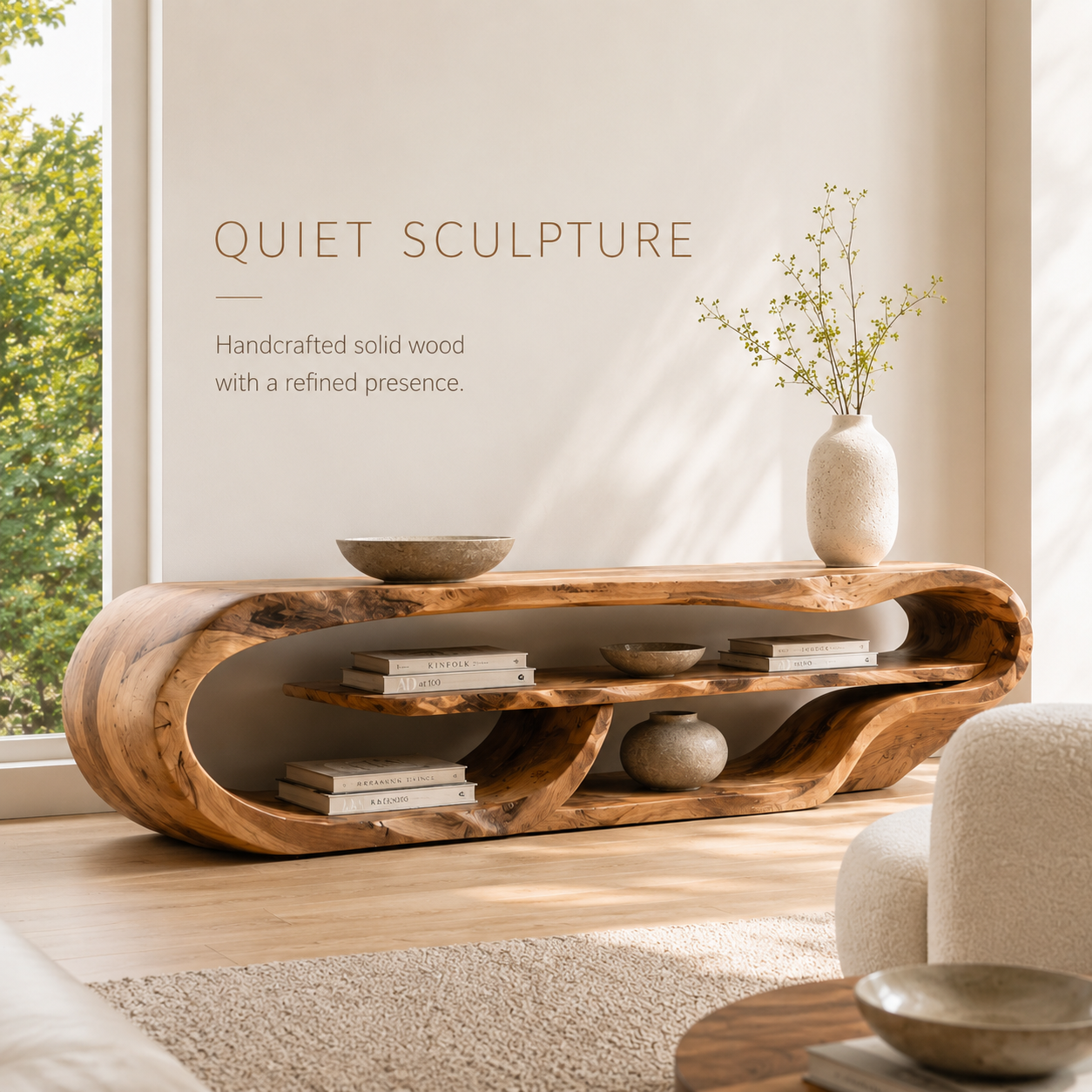 Rowan Hollow Form Bookshelf - product image 02