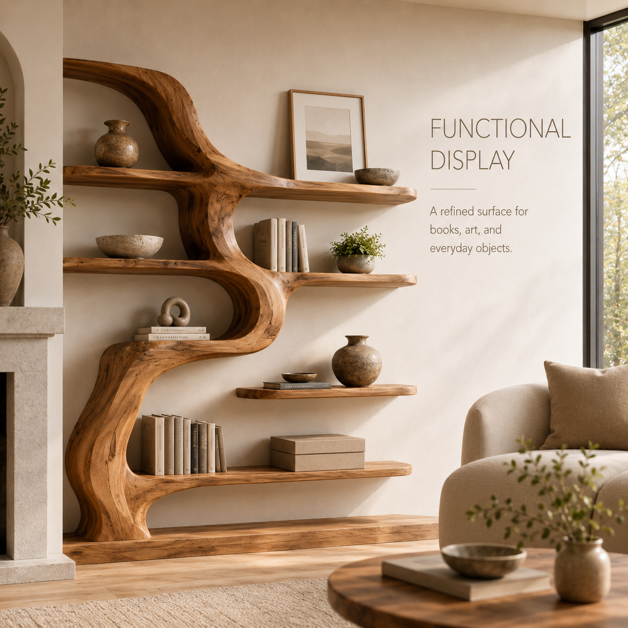 Brielle Sculpted Display Shelf - product image 07