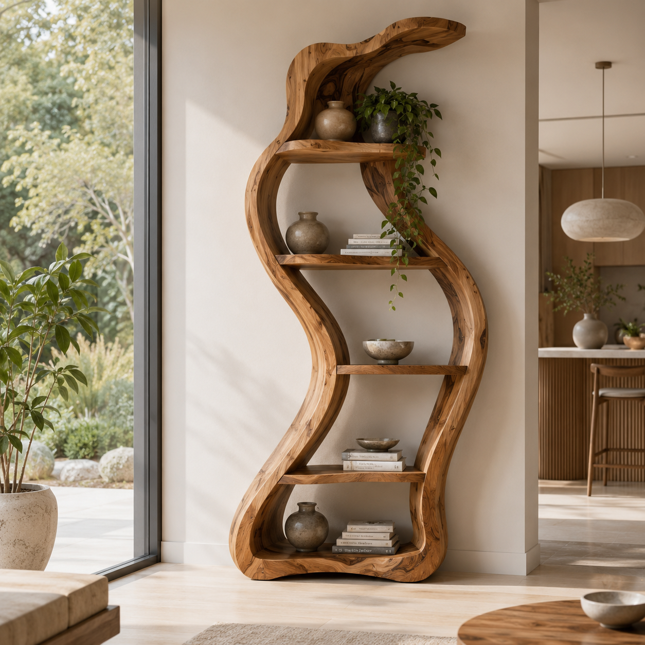 Orin Organic Modern Bookshelf - main view