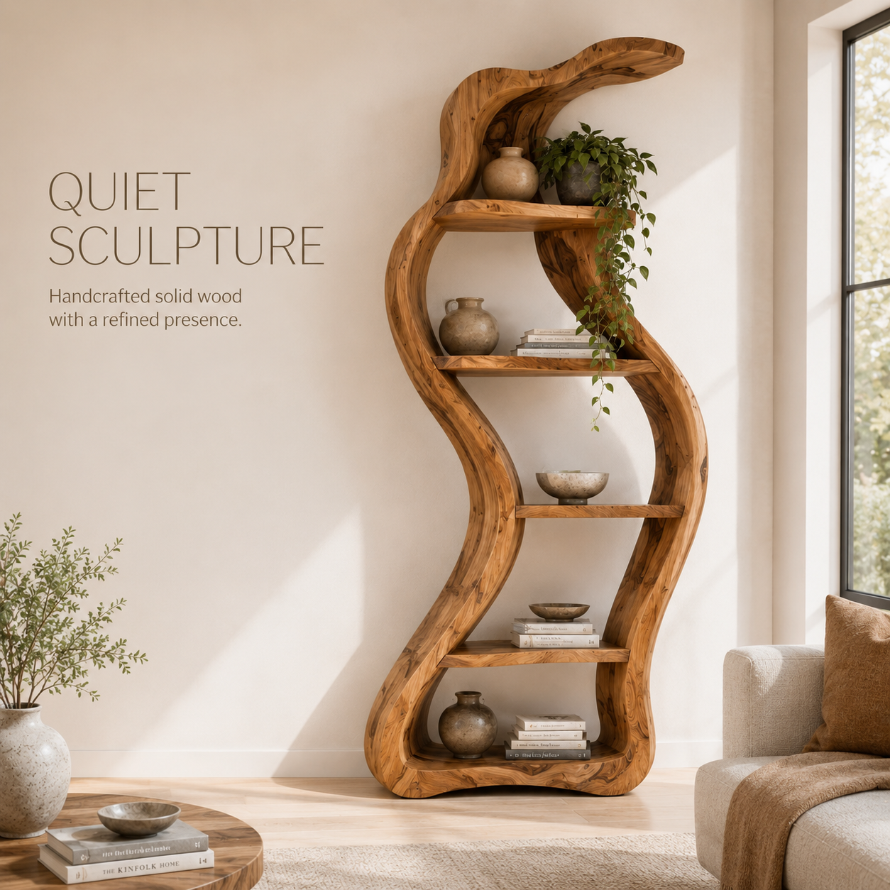 Orin Organic Modern Bookshelf - product image 02
