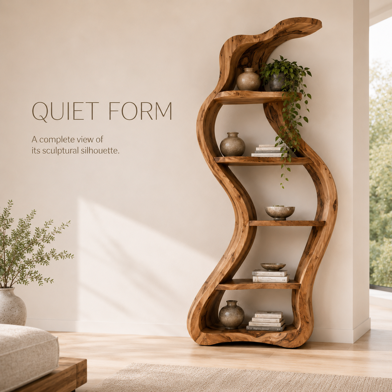 Orin Organic Modern Bookshelf - product image 03
