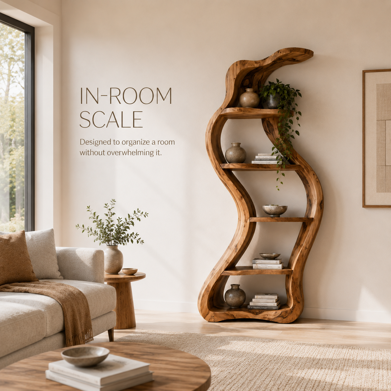 Orin Organic Modern Bookshelf - product image 04