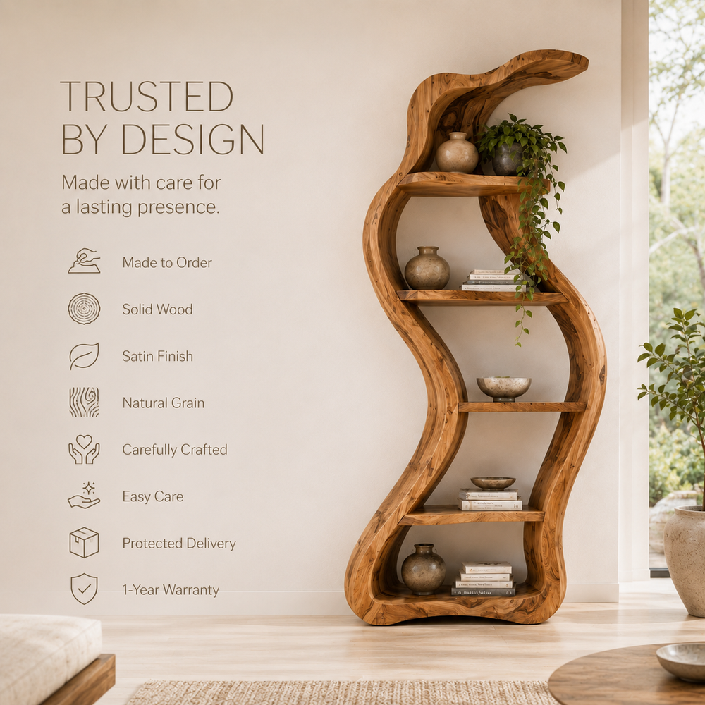 Orin Organic Modern Bookshelf - product image 09