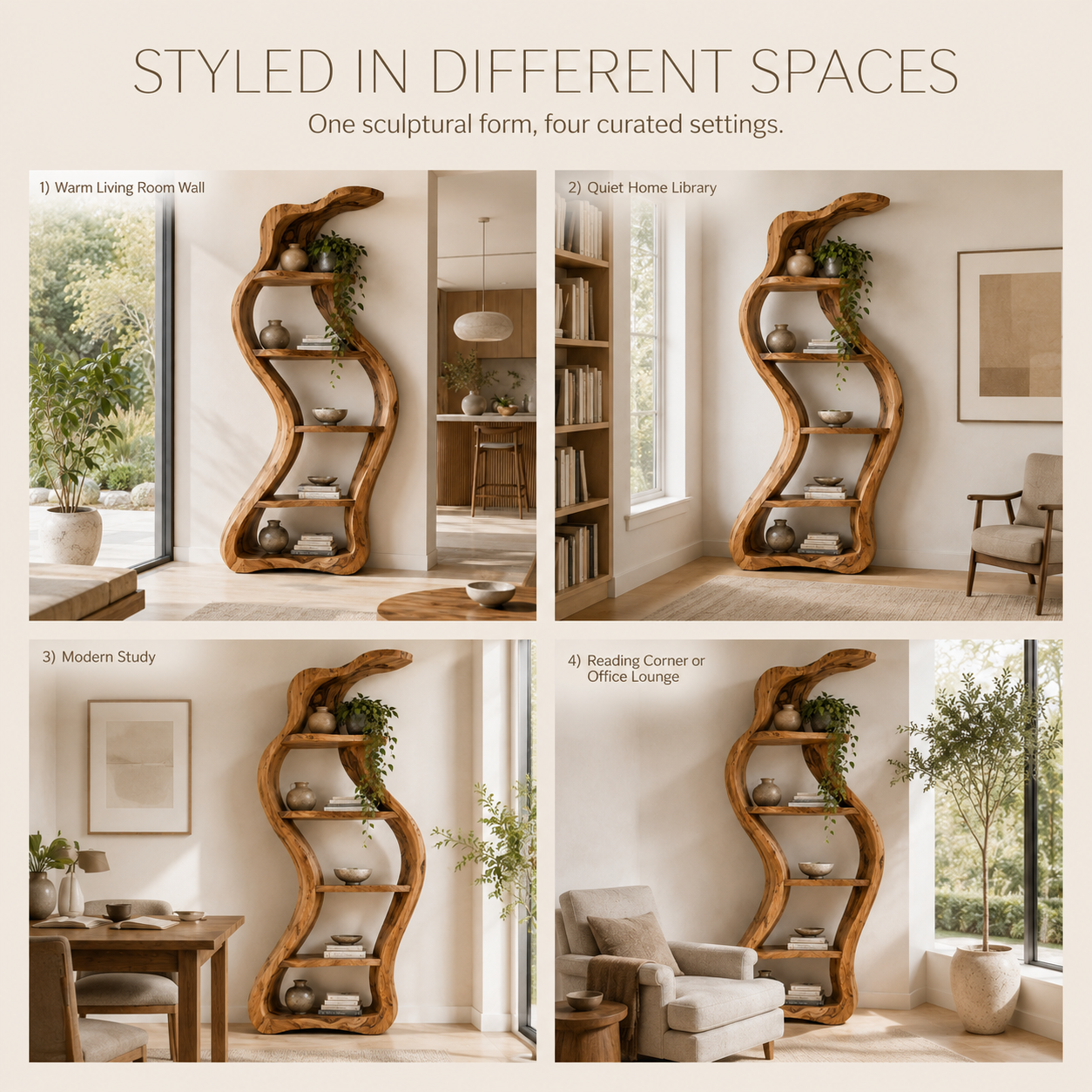 Orin Organic Modern Bookshelf - product image 10