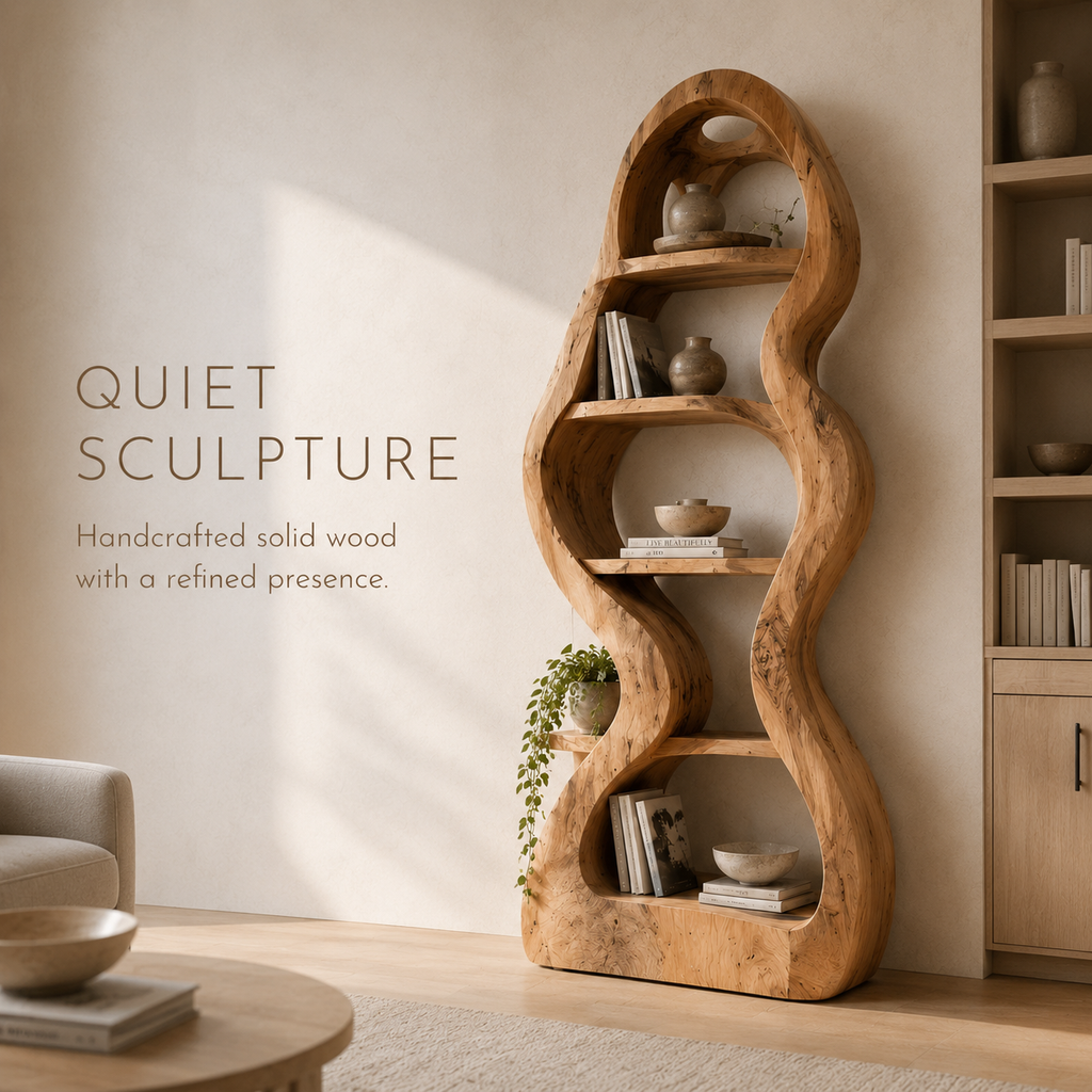 Selene Rounded Library Bookshelf - product image 02