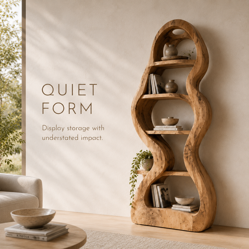 Selene Rounded Library Bookshelf - product image 03