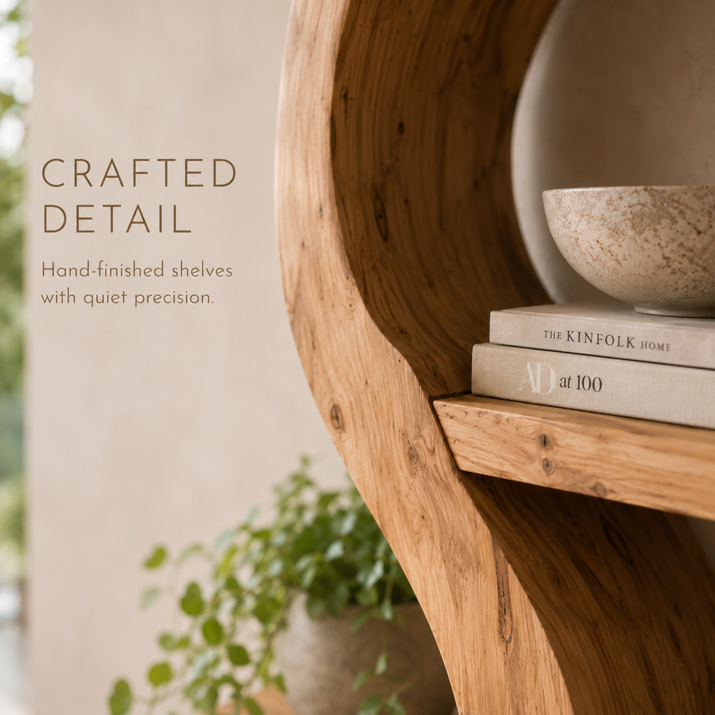 Selene Rounded Library Bookshelf - product image 06
