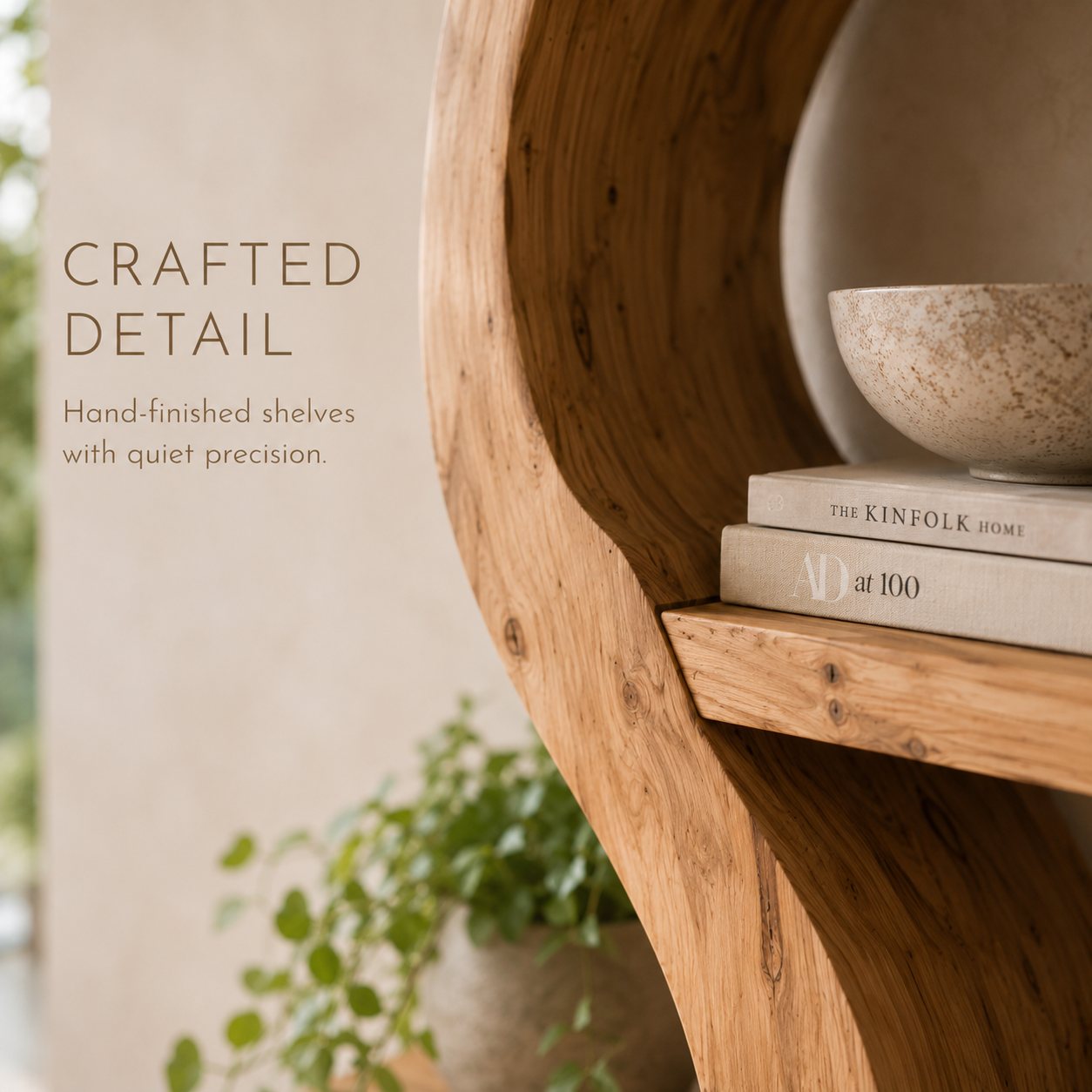 Selene Rounded Library Bookshelf - product image 06