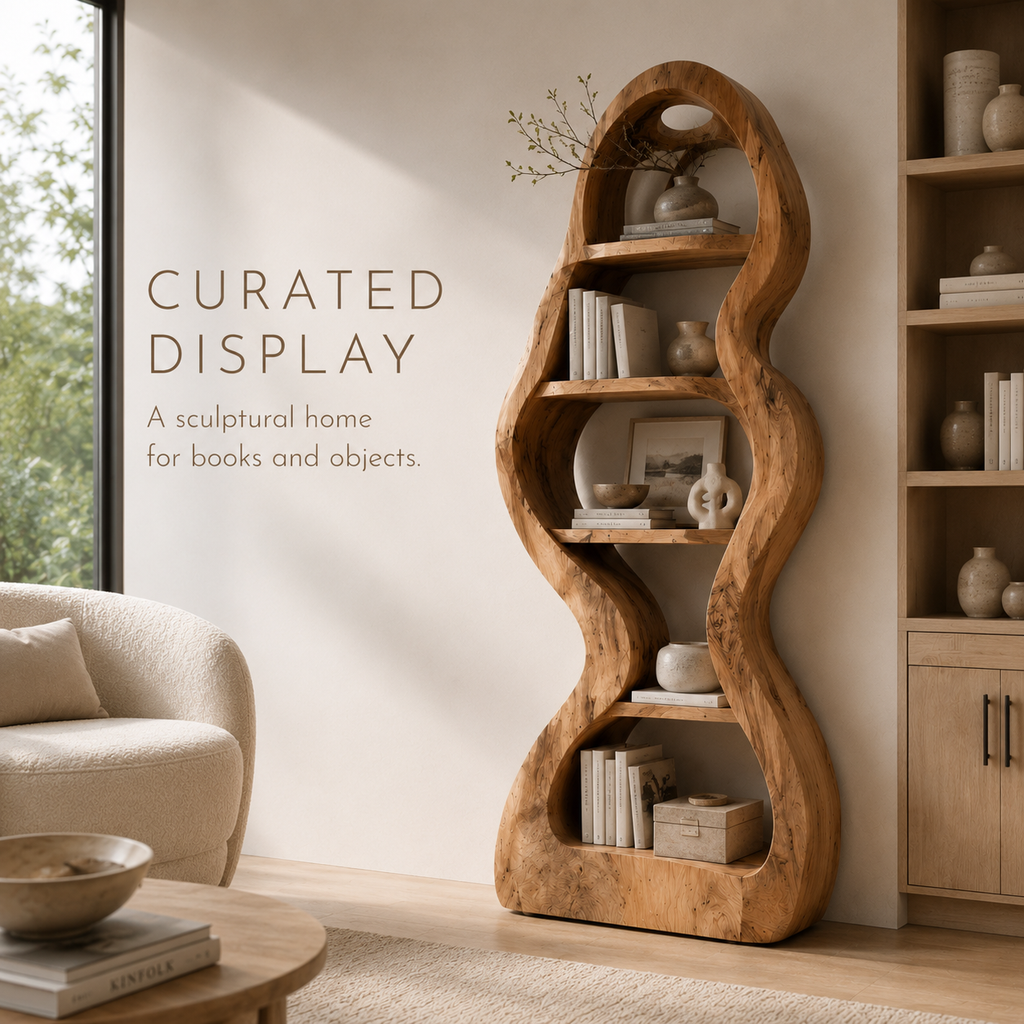 Selene Rounded Library Bookshelf - product image 07