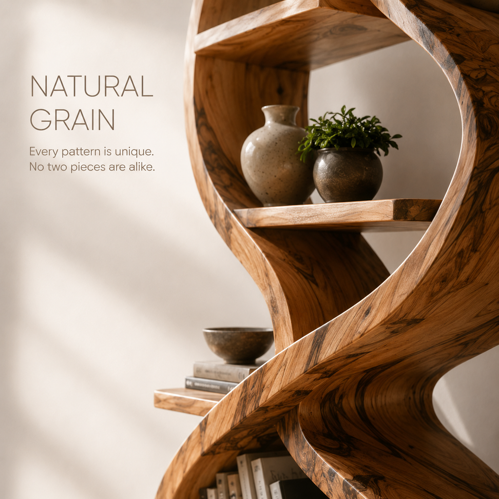 Mira Flow Wood Bookshelf - product image 05