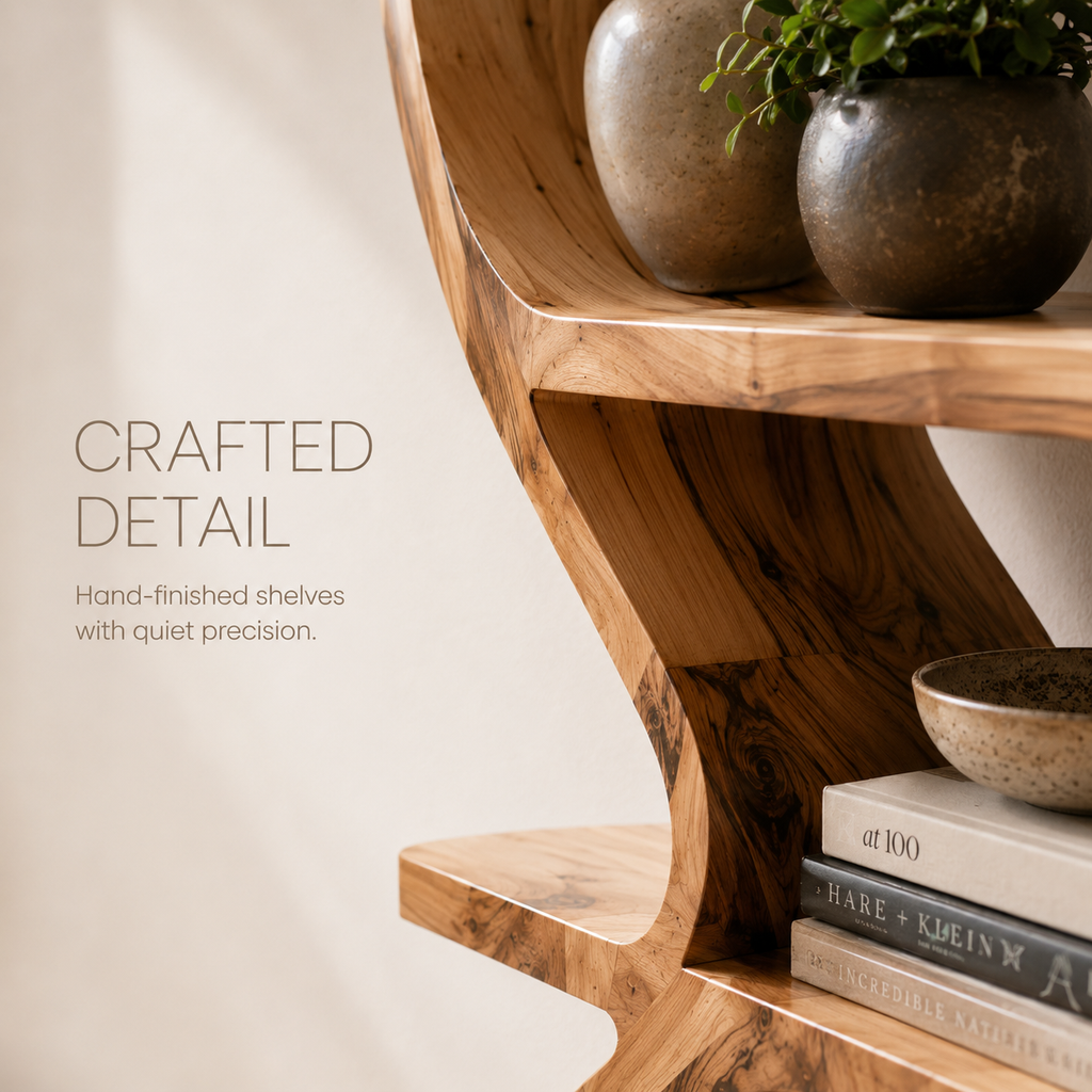 Mira Flow Wood Bookshelf - product image 06