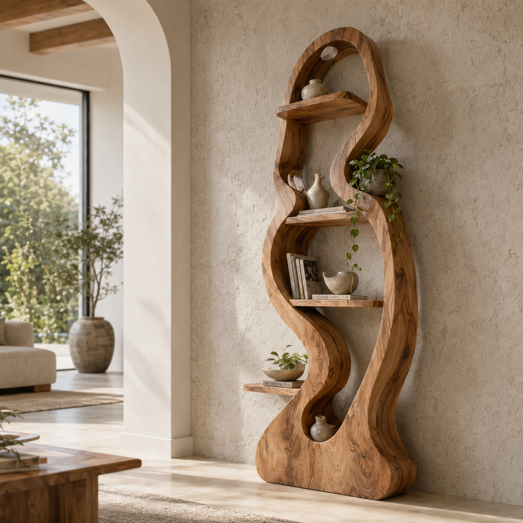 Talia Soft Edge Display Bookshelf - main view