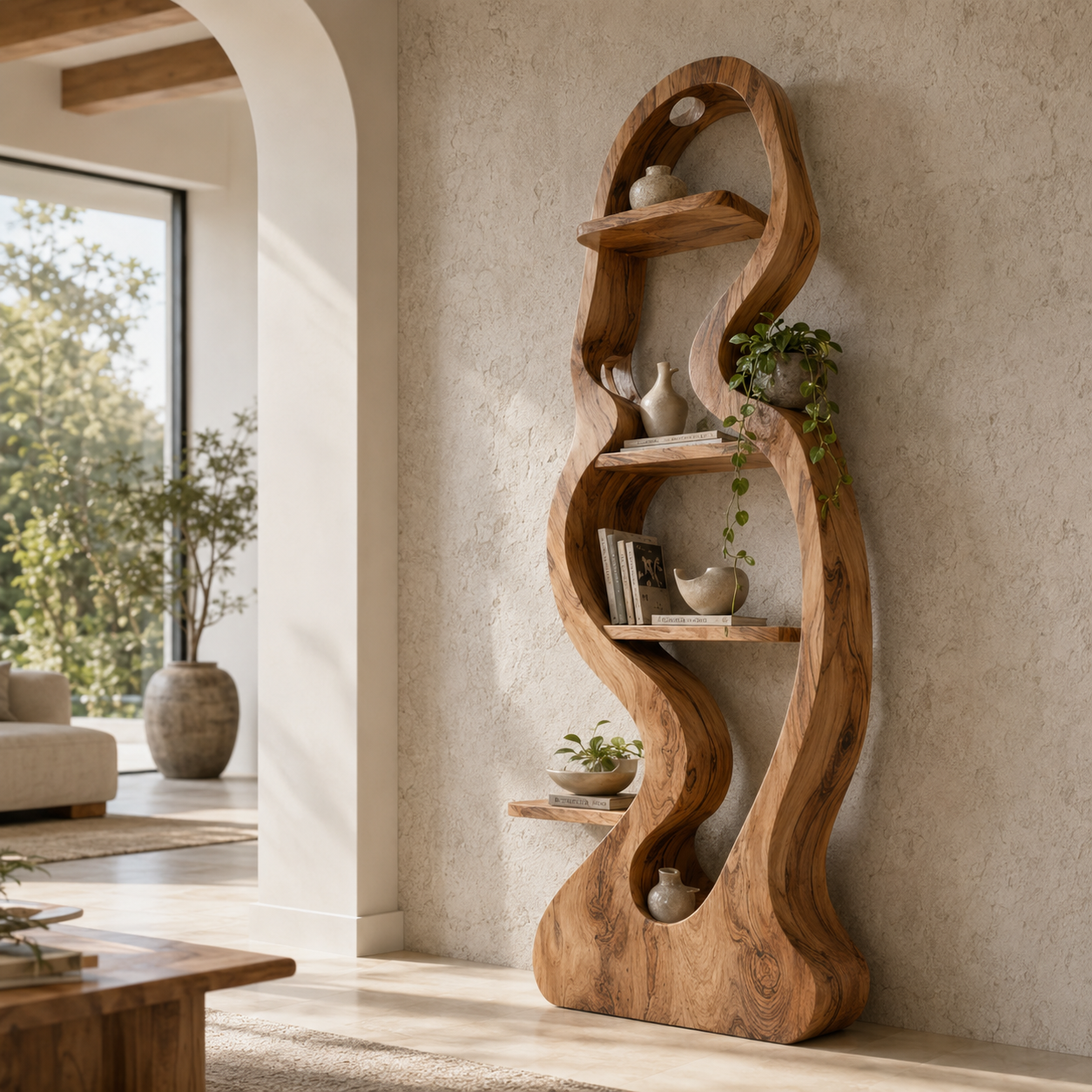 Talia Soft Edge Display Bookshelf - main view