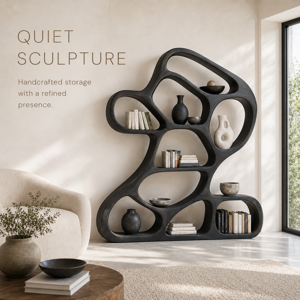 Vale Sculptural Bookshelf - product image 02