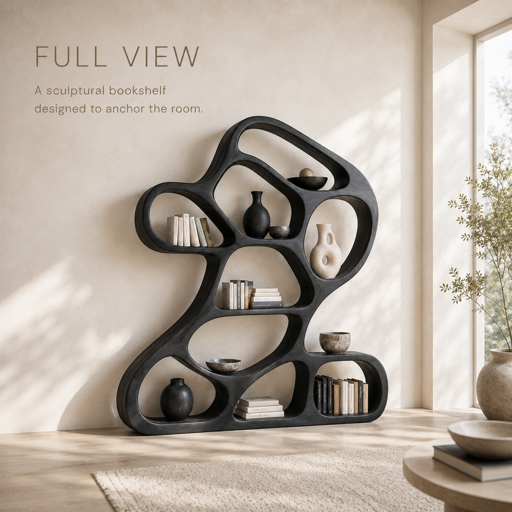 Vale Sculptural Bookshelf - product image 03