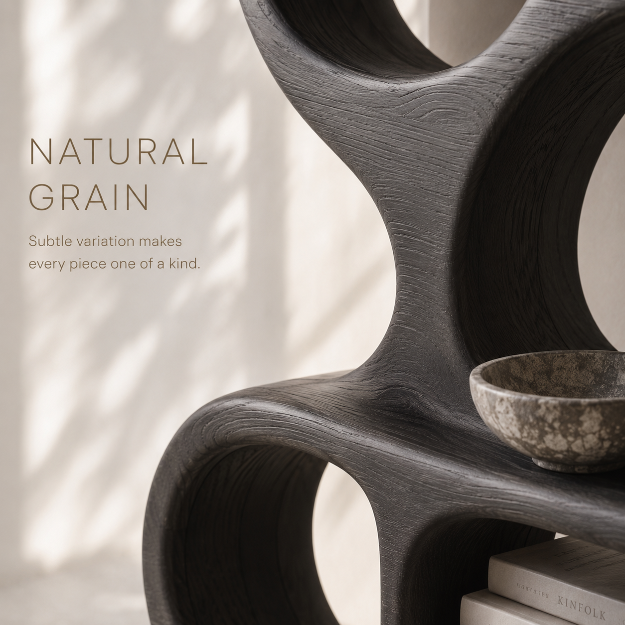 Vale Sculptural Bookshelf - product image 05