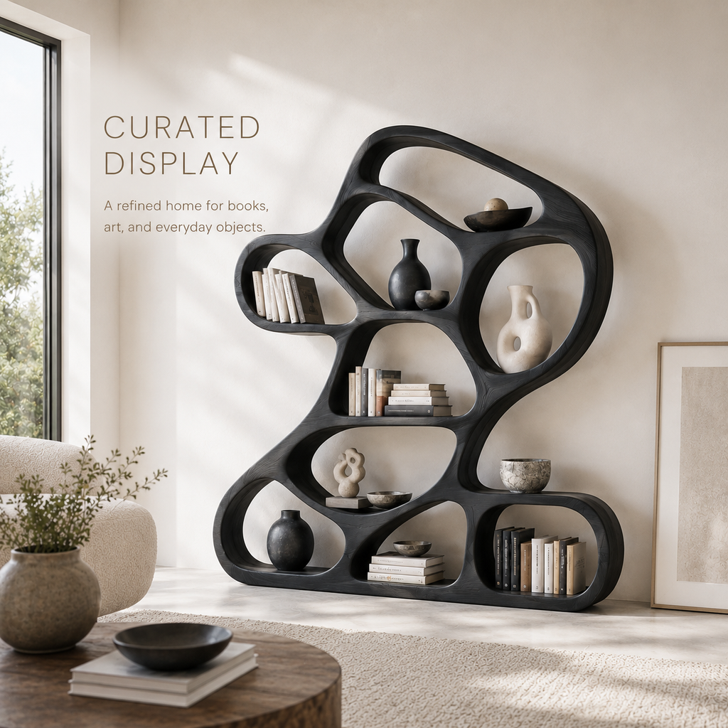 Vale Sculptural Bookshelf - product image 07