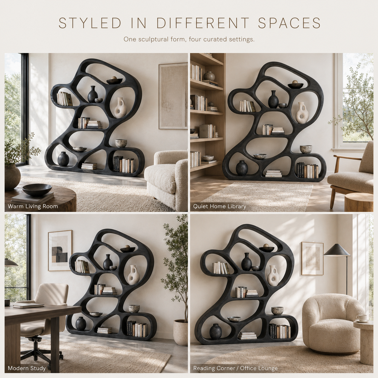 Vale Sculptural Bookshelf - product image 11