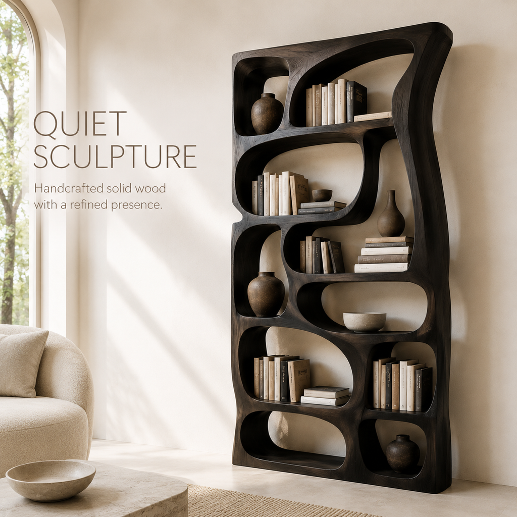 Celine Warm Modern Bookshelf - product image 02