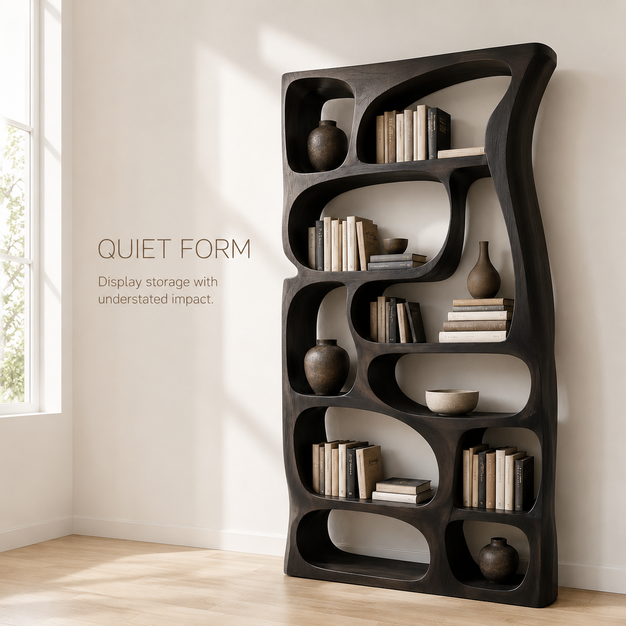 Celine Warm Modern Bookshelf - product image 03