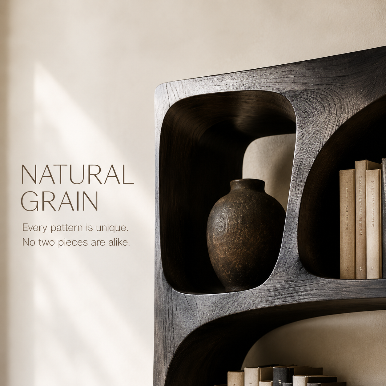 Celine Warm Modern Bookshelf - product image 05