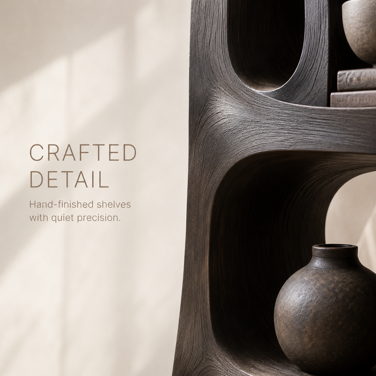 Celine Warm Modern Bookshelf - product image 06