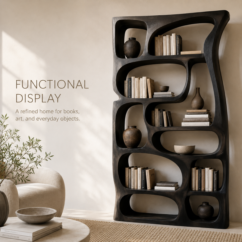 Celine Warm Modern Bookshelf - product image 07