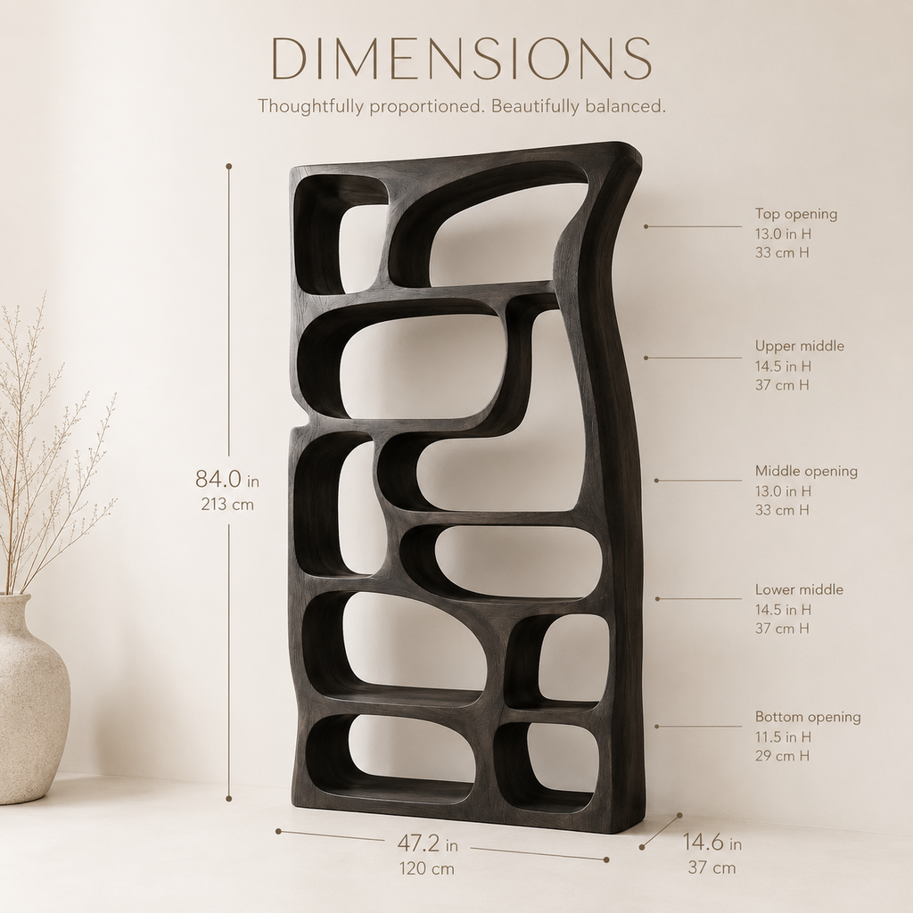 Celine Warm Modern Bookshelf - product image 08